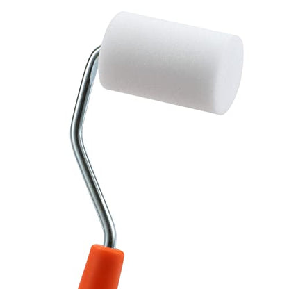 2" Foam Paint Roller with Frame Mini Paint Roller Cover Refills