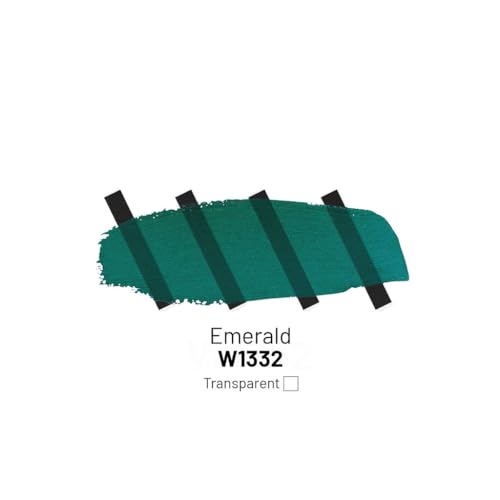 KAMENSKAYA Acrylic Inks for Artists - Emerald Acrylic Ink, 3.38 Fl Oz (100 ml) - color: Emerald