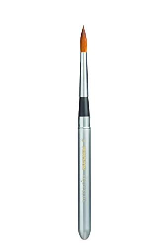 Princeton Aqua Elite Round Travel Brush, Synthetic, Short Handle, Size 10, 1 Count - size: Size 10