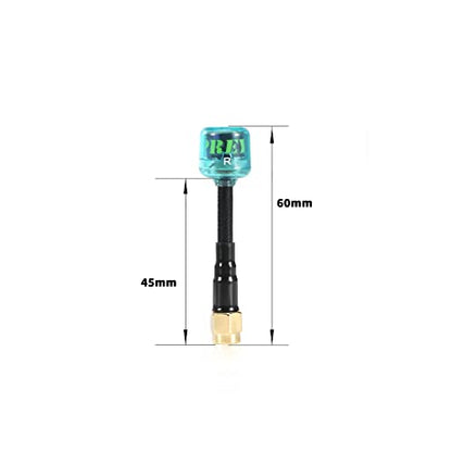 2pcs Osprey 5.8G-H-z FPV RHCP SMA Antenna 2.82dBi 60mm