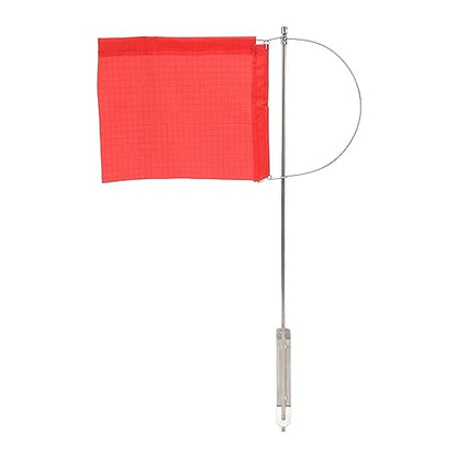 Uxsiya Wind Indicator Flag Marine Mast Flag Stainless Steel Wind Lightweight Prevention for Yacht (140x120mm / 5.51x4.72 in)