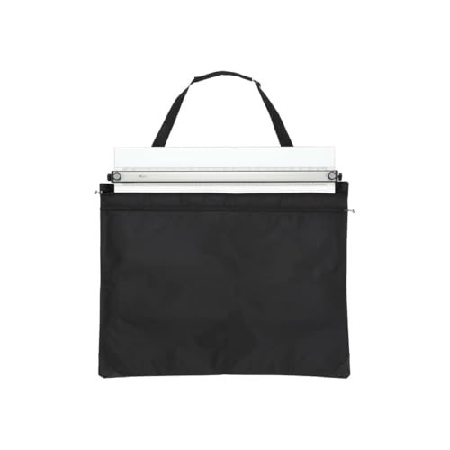 PXB Bags for Architects and Drafters - for Fixed & Multi-Angle 16x21" PXB Drafting Board - Art Desk Carrier- Adjustable Strap, Easy-Grip Handle, Water-Resistant Nylon & Zippered Pockets - size: 19x25"