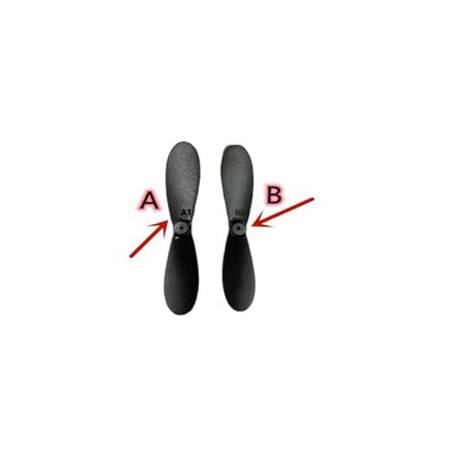 Mini quadcopter propeller, remote control aircraft propeller, mini propeller suitable for small and medium-sized unmanned aerial vehicles, 20 propeller props, 35, 37, 42, 46 mm, etc. (42mm/1.65in（黑色）)