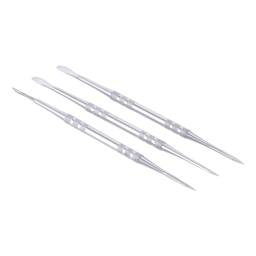 10Pcs 4.7 Inch Stainless Steel Tool Spoon Wax Tools Wax Carving Tools Sculpting Tool Spoon Wax Tool Carving Tool Kit