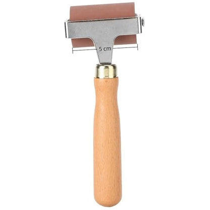 Anu Limen Soft Rubber Brayer High-Elasticity Roller for Printmaking, Scrapbooking & Art Crafts, Even Ink Application, Non-Slip Handle(5cm) - size: 5cm