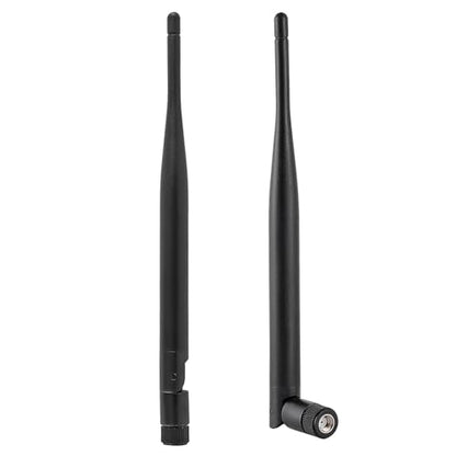 2Pcs 6dBi WiFi Antenna 2.4GHz 5GHz 5.8GHz RP-SMA Male Bluetooth Antenna Audio Range for USB Adapter Camera Video Surveillance Monitor PC Computer WiFi Router Wireless Network Card - size: 2pcs 6dBi