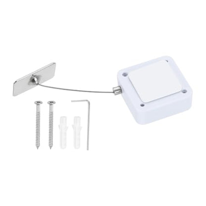 PATIKIL Retractable Remote Control Cable Tether 6.6ft /2M, White 1 Set - color: White, size: 6.6ft /2m
