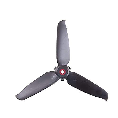 DJI FPV Drone 5328 Propellers 3-Blades Props Low Noise Quick-Release Upgrade Replacement Accessories (8pcs - 4CW 4CCW, Black) - color: Black