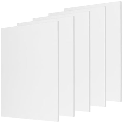 5 PCS White A4 Linocut Blocks, 8.3 x 11.8 Inch Soft Rubber for Printmaking