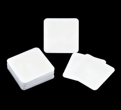 8PCS Suqare Adhesive Replacement Double Sided Tape for Car Dashboard Heavy Duty Sticky Pad Phone Mount 3.93" and 3.15" Foam Tape for Windshield Dash GPS Cam Holder Metals Glass Papers Decoration Toy - size: Square 3.93Inches+3.15Inches