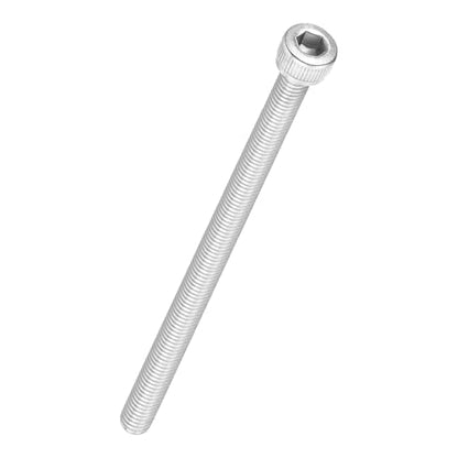Socket Head Cap Screws M5-0.8x80mm 304 Stainless Steel Silver 10pcs - size: M5-0.8x80mm