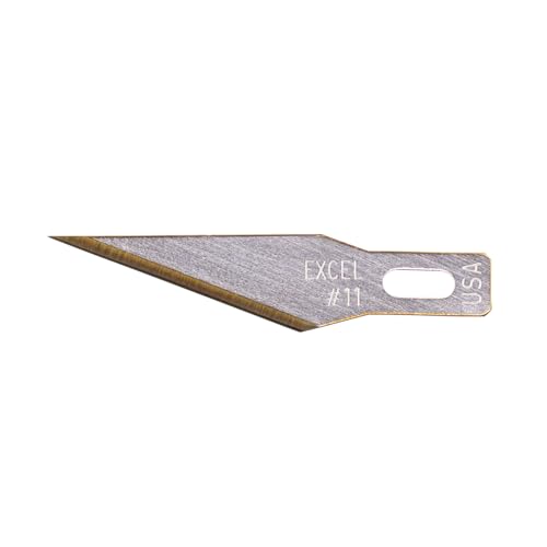 Excel Blades #11 50-Pack Zirconium Nitride Craft Knife Blades, USA Made