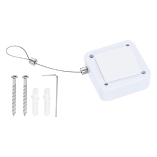 PATIKIL Retractable Remote Control Cable Tether 3.3ft /1M, White 1 Set - color: White, size: 3.3ft /1m