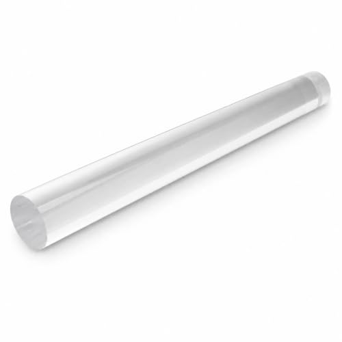 DIYOOHOMY 11.8" Acrylic Rolling Pin, Polymer Clay, Baking, Fondant Tools - color: clear-1