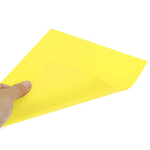uxcell Light Yellow EVA Foam Sheets 11 x 8 inch 1.7mm Thickness for Crafts DIY Projects, 12 Pcs - color: Light Yellow