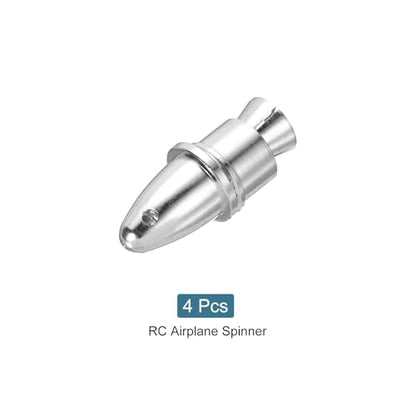 MECCANIXITY Propeller Adapter RC Plane Airplane Spinners, 3.17mm Aperture and 6mm Output Axle Propeller Adapter Saver for Shaft Brushless Motor Speed Controllers, Pack of 4 - size: 3.17mm x 6mm