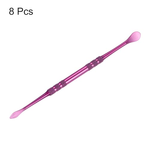 HARFINGTON 8 Pcs Wax Carving Tools 4.8" Double Ended Clay Tools Violet - color: Violet