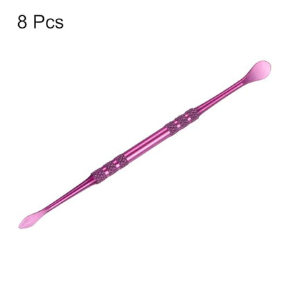 HARFINGTON 8 Pcs Wax Carving Tools 4.8" Double Ended Clay Tools Violet - color: Violet