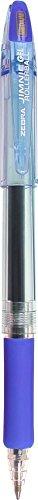 Zebra Pen JIMNIE Retractable Gel Rollerball Pen, Blue Ink, 0.7mm, 12-Pack - color: Blue A