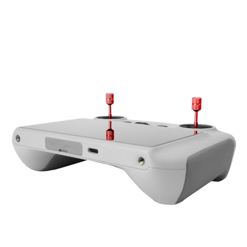 CAPART Extended Joysticks Thumb Rocker for DJI RC & DJI RC 2 Controller, Compatible DJI Air 3 2S Mavic 3 Classic Pro Mavic 2 Mini 4 3 Pro Drone Controller Sticks (Red) - color: Red