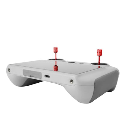 CAPART Extended Joysticks Thumb Rocker for DJI RC & DJI RC 2 Controller, Compatible DJI Air 3 2S Mavic 3 Classic Pro Mavic 2 Mini 4 3 Pro Drone Controller Sticks (Red) - color: Red