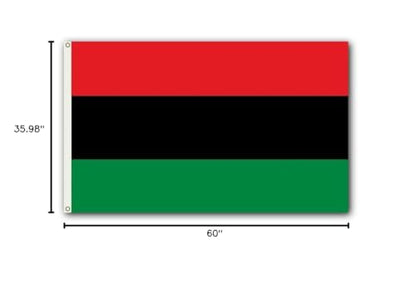 SSK® Black Power - African American Outdoor Flag - Black Lives Matter Banner - Large 3' x 5', Weather-Resistant Polyester - color: Black Power African American