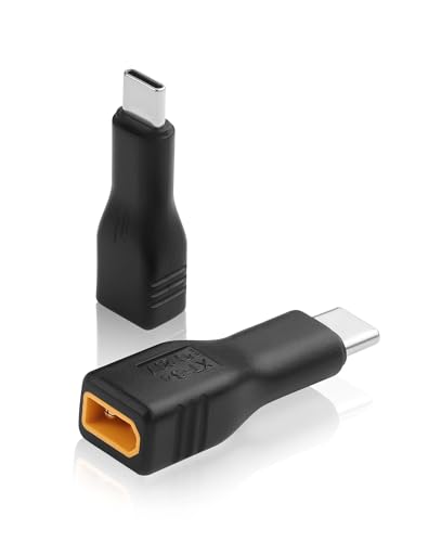 CERRXIAN USB C to XT30 Adapter, Type-C Male Input to XT30 Male Output Power Adapter for RC Lipo Battery Drone -2PCS