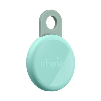Chipolo LOOP - Rechargeable Bluetooth Tracker for Key and Pocket Location, Compatible with Apple or Google, Call Your Phone & Out of Range Alerts for Android (Mint) - color: Mint