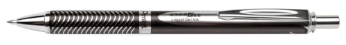 Pentel Retractable Gel Pens, Metal Tip, .7mm, Black Ink (PENBL407AA) - color: Black