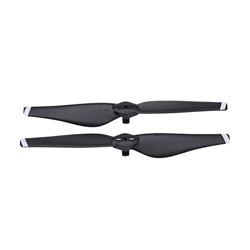 2Pairs Air Props Blade, CW CCW Quick Release Carbon Fiber Propeller Blades RC Drone Quadcopter Accessory for Air (White Stripe)