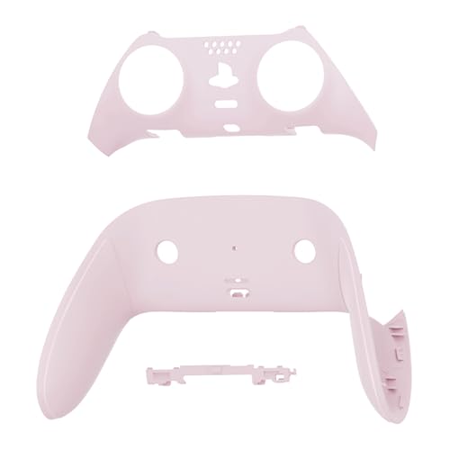 eXtremeRate Top Bottom Decorative Trim Shell Compatible with p s 5 Edge Controller DIY Replacement Front Back Clip Shell, Custom Cherry Blossoms Pink Plates Cover Compatible with p s 5 Edge Controller - color: Cherry Blossoms Pink