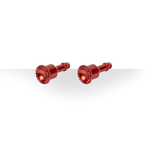 Ultimaxx Aluminum Thumb Rocker Joysticks for Mavic 3/Mini 2/Mavic Air 2/Air 2S/Mavic 2 for Smart Remote Controller (RED, 2PK)