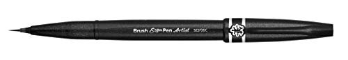 Pentel SESF30 °C AX Extra Fine Paint Brushes (Set of 1, Black - color: Black, size: 1 Count (Pack of 1)