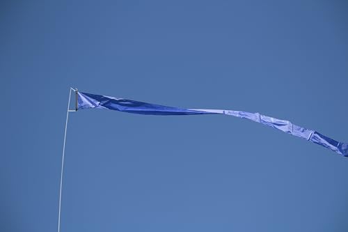 EEZ RV Products 25' Combination Three Colors (Red White Blue) Streamer, Great for RVing, Boondocking, Backyard Windsock