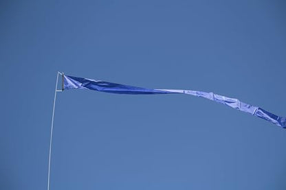 EEZ RV Products 25' Combination Three Colors (Red White Blue) Streamer, Great for RVing, Boondocking, Backyard Windsock