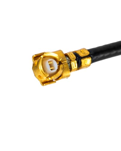 2PCS U.F.L1 Male to U.F.L1 Female Cable 10" /25CM 1.37mm Low-Loss Extension Cable - size: 10" (25 cm)