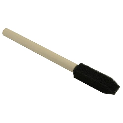 50pcs 1/2" Foam Brush with High Density Foam, mini Foam Brush - size: 1/2 inch 50pcs