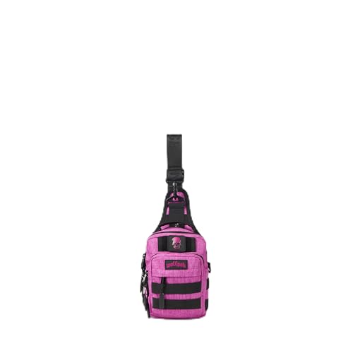 WOLFpak 4L Mini Tactical Sling Bag Crossbody - color: Deathwing Pink