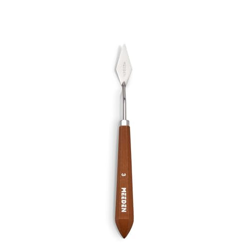 MEEDEN Artist Spatula Palette Knife: 8.46" Flexible Stainless Steel, #3 - style: #3