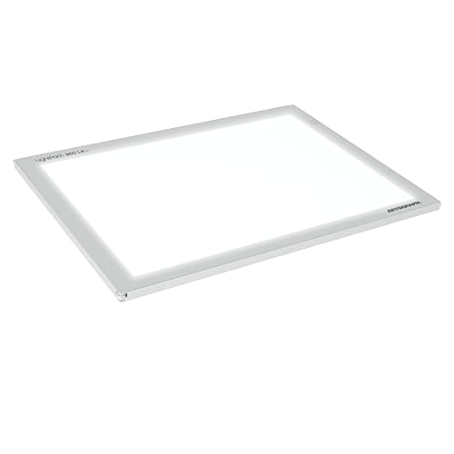 Artograph LightPad 950 LX Thin Dimmable 24x17 Inch Artist Light Box with UV Free LED Light for Tracing, Drawing, and Patterns, Silver - size: 24" x 17"