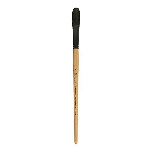 Princeton Catalyst Polytip, Brushes for Acrylic and Oil, Series 6400 Long Handle, Filbert, Size 10 - size: Size 10