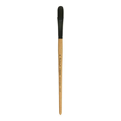 Princeton Catalyst Polytip, Brushes for Acrylic and Oil, Series 6400 Long Handle, Filbert, Size 10 - size: Size 10