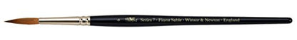 Winsor & Newton Series 7 Kolinsky Sable Brush, Round SH #6 - size: #6, style: Round