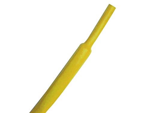 Kable Kontrol Heat Shrink Tubing 2:1-3/64” Inch 10' Ft, Yellow - color: Yellow, size: 0.046 Inch (3/64") - 10 Feet
