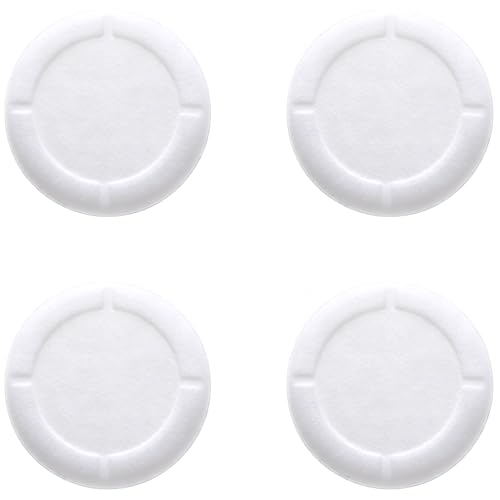 4-Pack White Silicone Joystick Caps for Nintendo Switch - color: White