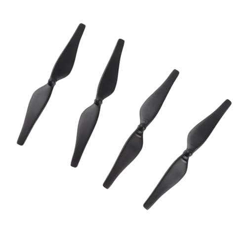 RC Drone Blade Propeller, 2 Pairs Carbon Fiber Quick Release Propeller Set for Tello Drone Quadcopter(black)