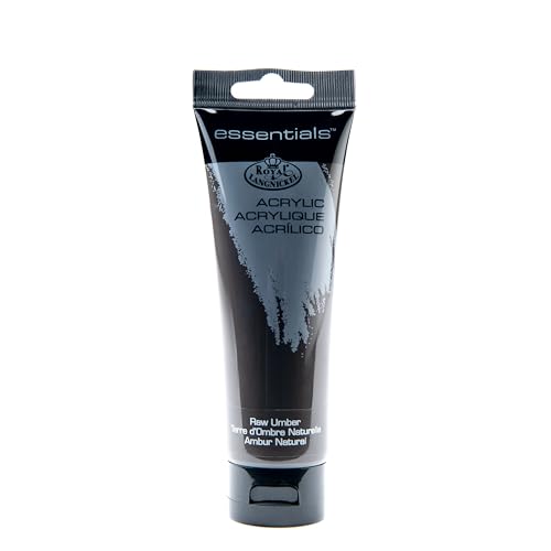 Royal & Langnickel Essentials Acrylic Tube Paint, 120ml, Raw Umber - color: Raw Umber
