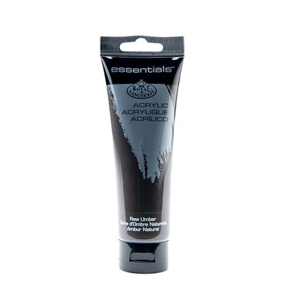 Royal & Langnickel Essentials Acrylic Tube Paint, 120ml, Raw Umber - color: Raw Umber