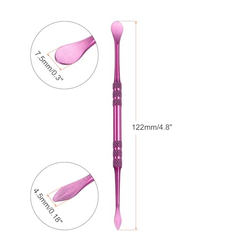 HARFINGTON 8 Pcs Wax Carving Tools 4.8" Double Ended Clay Tools Violet - color: Violet
