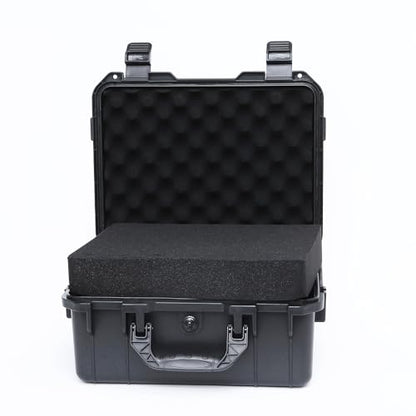 14in Waterproof Hard Shell Case with DIY Customizable Foam Insert (13 x 9.6 x 5.7in Interior) - size: 13 x 9.6 x 5.7 inches